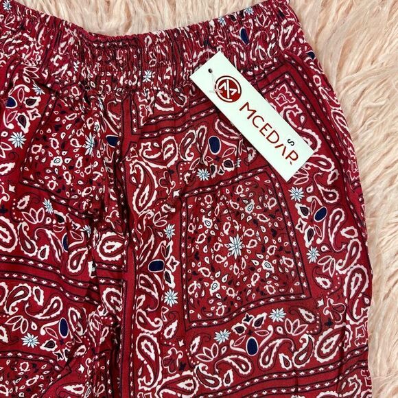 Women’s Small Red Palazzo Pants - Picture 4 of 4